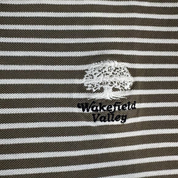 Tommy Hilfiger Wakefield Valley Golf Polo Shirt Men's Large Striped Cotton - Picture 2 of 7